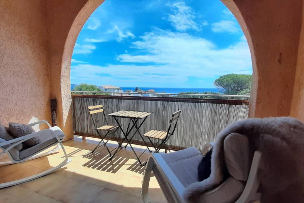 Charmant Appartement Vue Mer A 100M De La Plage. 圣艾格夫 外观 照片