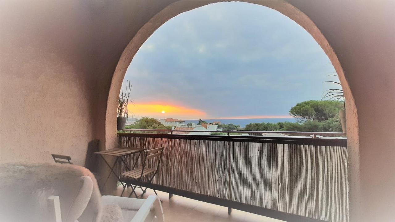 Charmant Appartement Vue Mer A 100M De La Plage. 圣艾格夫 外观 照片